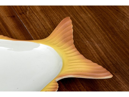 French 14 Piece HBC Ceramic Fish Service