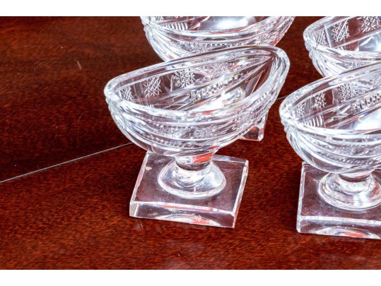 Four Waterford Hand Cut Crystal Salts