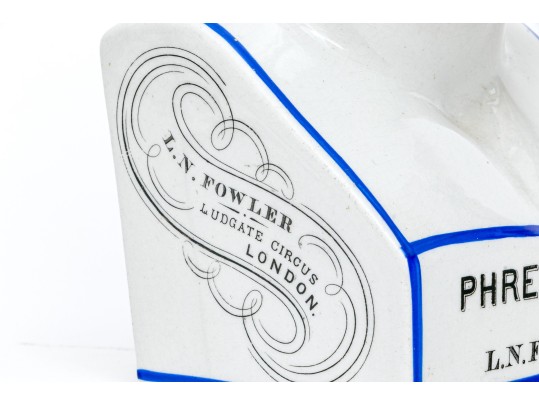 Vintage Fowler Phrenology Head