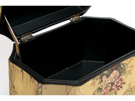 Neoclassical Floral Baseket By Wildwood Accents