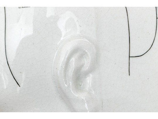 Vintage Fowler Phrenology Head