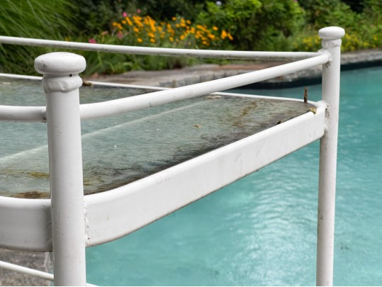 Vintage Woodard Outdoor Bar Cart