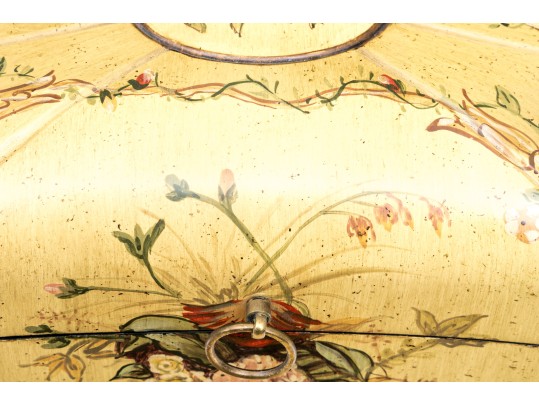 Neoclassical Floral Baseket By Wildwood Accents