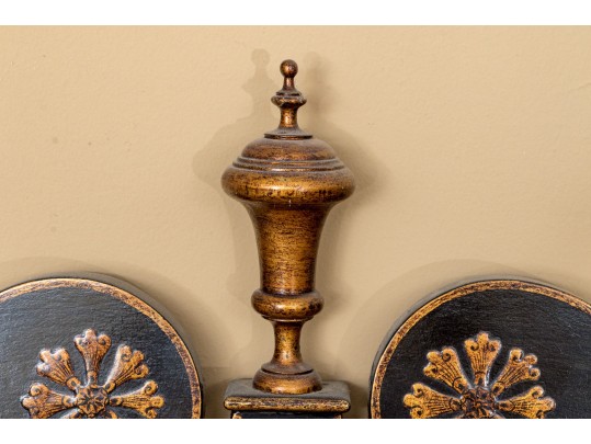 Fabulous Eglomise Chinoisserie Hall Mirror