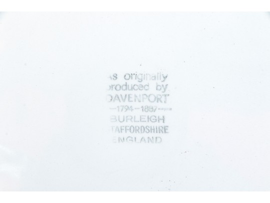 Twelve Burleigh Staffordshire Davenport Strawberry Dishes