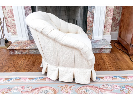 O'Henry House Upholstered And Turfed Tub Back Armchair