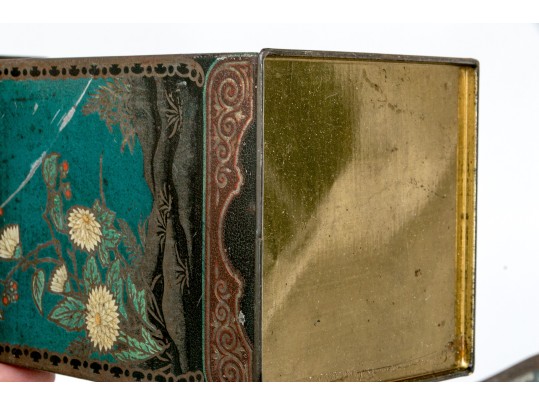 Antique Three Piece Victory V Tole Garniture