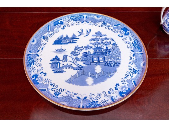 Chinoisserie Transfer Ware Blue And White Assorted Pieces