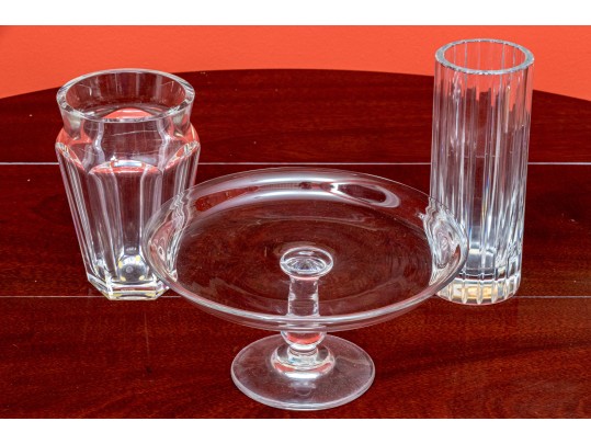 Fabulous Trio Of French, Baccarat Crystal 