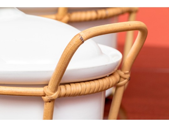 Trio Of Vintage White Arabia Of Finland Tureens