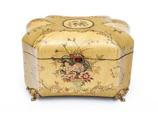 Neoclassical Floral Baseket By Wildwood Accents