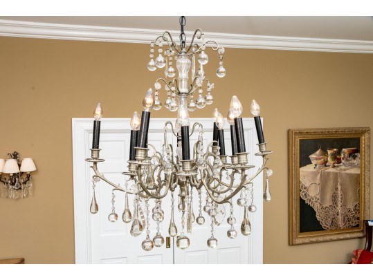 Stunning Antique 12 Light Chandelier