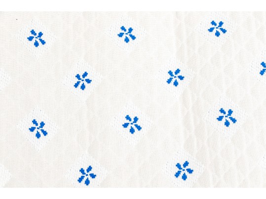 Vintage French Country Upholstered  Fruitwood Fauteuil