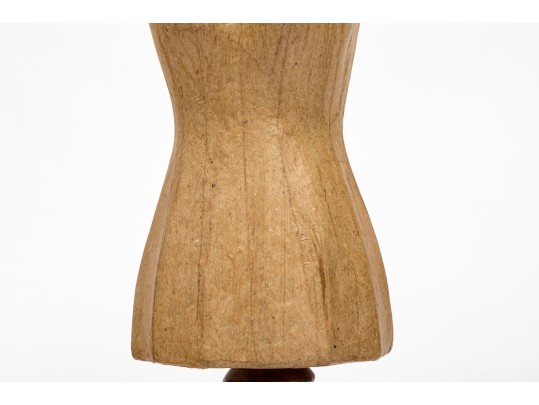 Collection Of Five Ceramic, Papier Mache Busts On Wood Stands