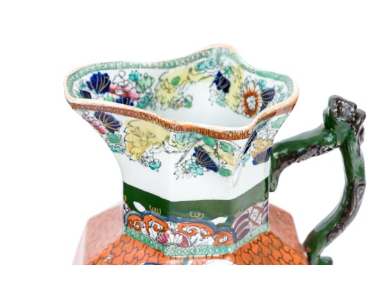 Set Of Seven English Mason's Ironstone Chinoiserie Ewers