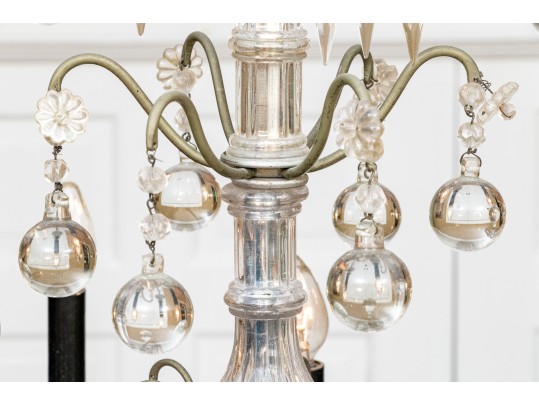 Stunning Antique 12 Light Chandelier