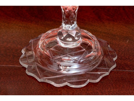 Antique Crystal Candle Holders