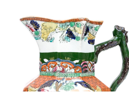 Set Of Seven English Mason's Ironstone Chinoiserie Ewers