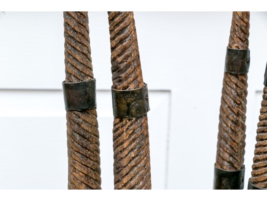 Vintage African Mixed Media Bambara Antelope Chi-Wara Sculptural Headdress