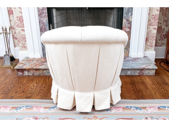 O'Henry House Upholstered And Turfed Tub Back Armchair