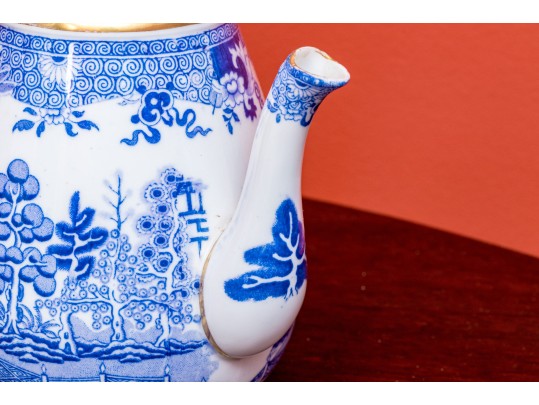 Chinoisserie Transfer Ware Blue And White Assorted Pieces