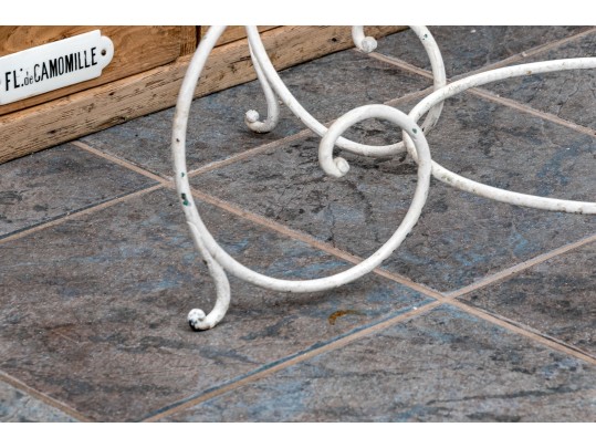 Massive Vintage Iron Birdcage On Stand