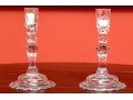 Antique Crystal Candle Holders