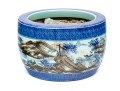 Stunning Japanese Underglaze Blue And Painted Porcelain Jardiniere