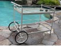 Vintage Woodard Outdoor Bar Cart