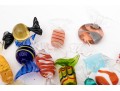 Wonderful Collection Of 15 Venetian Handblown Glass Faux Candy