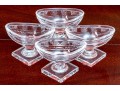 Four Waterford Hand Cut Crystal Salts