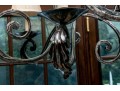 Magnificent Wrought Iron Six Light Chandelier