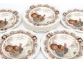 Set Of 12 English Barnyard King China Plates