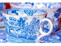 Chinoisserie Transfer Ware Blue And White Assorted Pieces