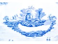 Substantial Chinese Blue And White Porcelain Jardiniere