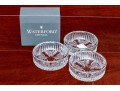 Three Waterford “Best WIshes” Bottle Coasters