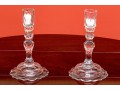 Antique Crystal Candle Holders