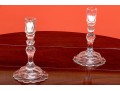 Antique Crystal Candle Holders