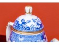 Chinoisserie Transfer Ware Blue And White Assorted Pieces