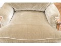 Custom Upholstered Louis XV Style Bergere With Ottoman