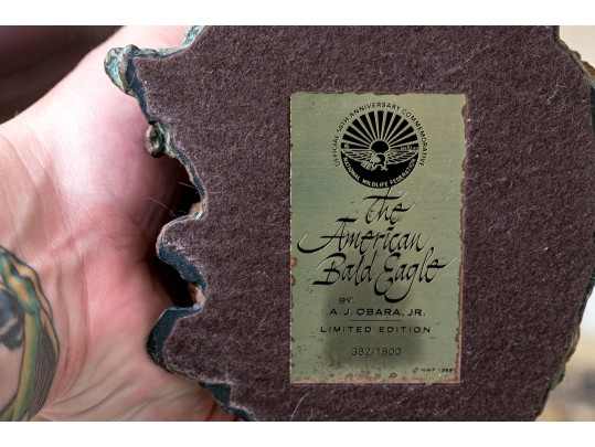 A.J Obara Jr. And Paul Brunelle Bald Eagle Sculptures