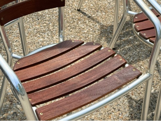 Set Of Four Nauteak Maritime Heritage Bistro Armchairs