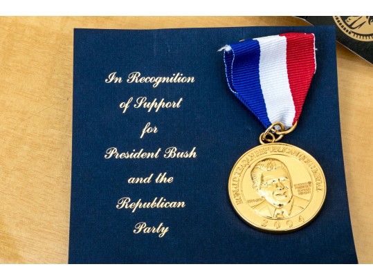 Republican Themed Lot Including Franklin Mint