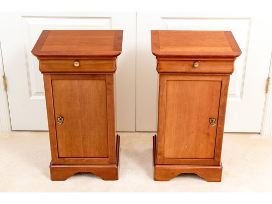 Pair Of French Louis Philippe Style Commode End Tables