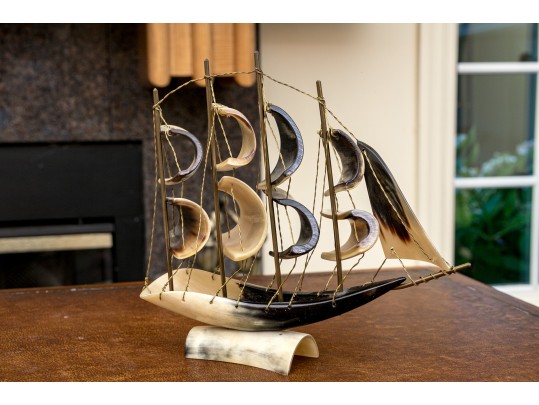 Assorted Nautical Themed Decor Including Danbury Mint