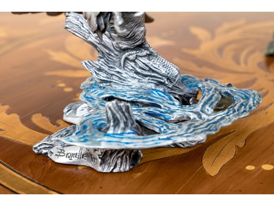 A.J Obara Jr. And Paul Brunelle Bald Eagle Sculptures