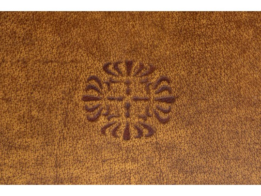 Theodore Alexander Chinoiserie Walnut And Leather Writing Desk With Baker Chair