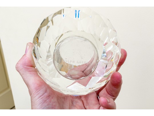 Trio Of Crystal Vessels Incl. House Of Igor Carl Faberge, Waterford, Ralph Lauren