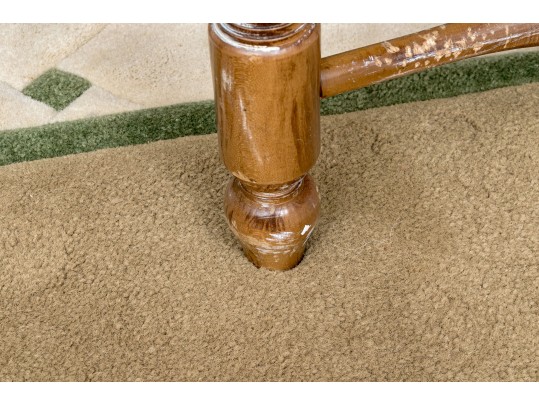 Four French Country Ladder Back Dining Chairs