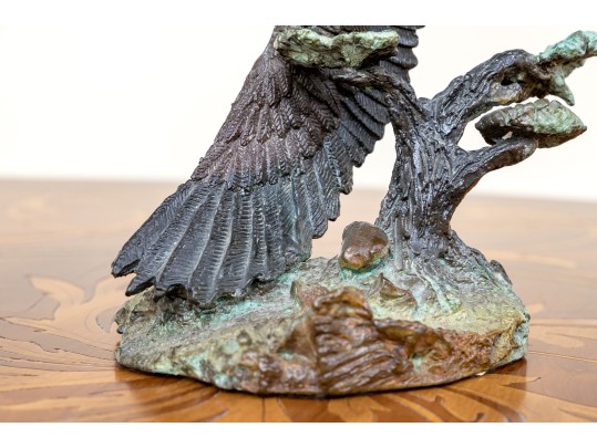 A.J Obara Jr. And Paul Brunelle Bald Eagle Sculptures